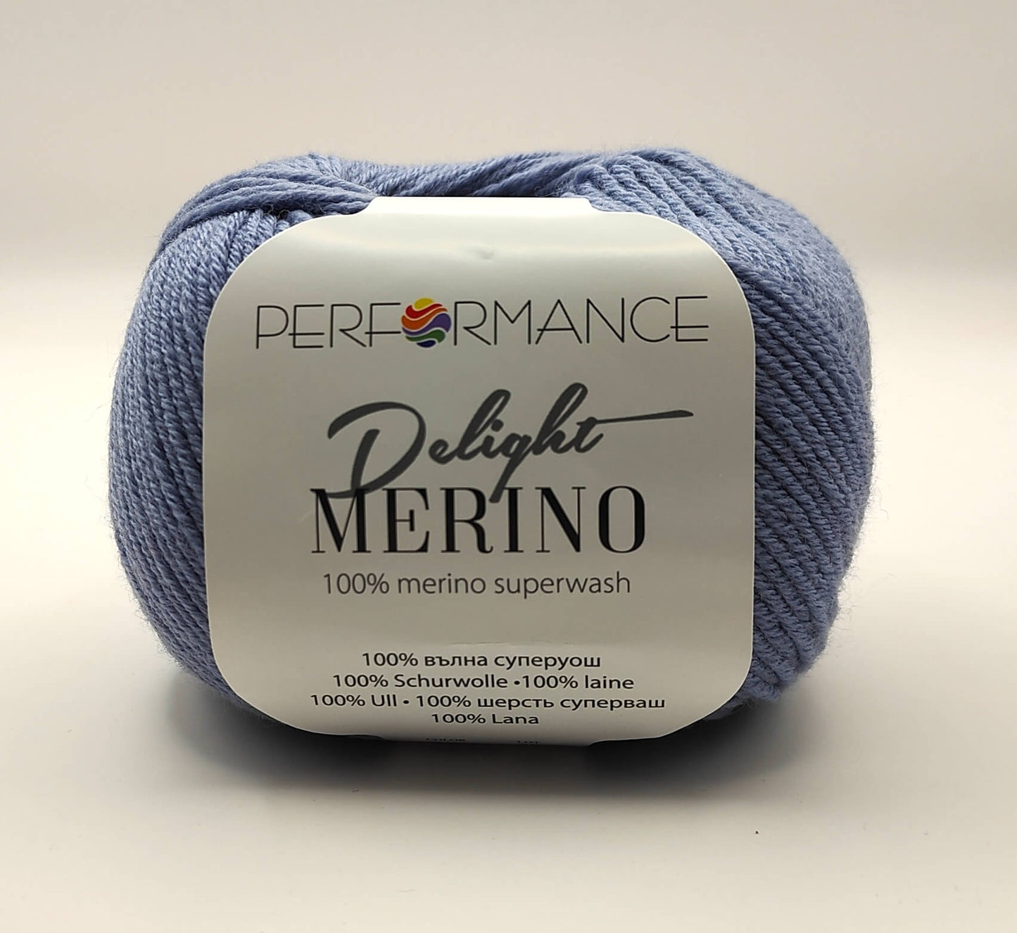 Merino Delight 100% vaaleansininen merinovillalanka.