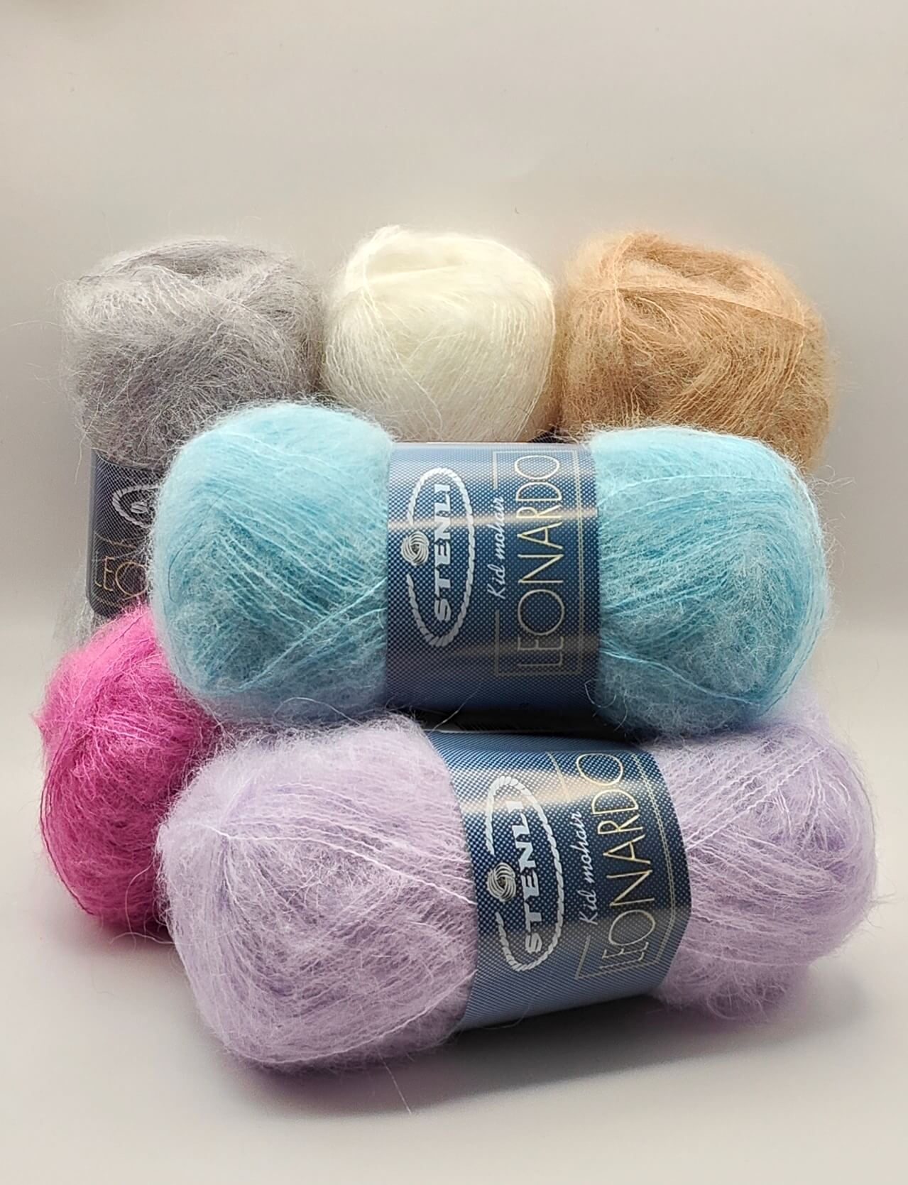 Leonardo kid mohair-lanka kategoriakuva.