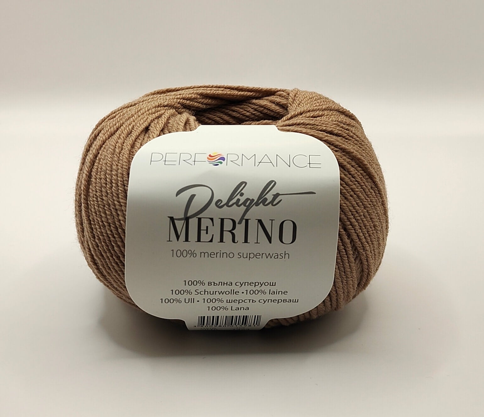 Merino Delight 100% ruskea merinovillalanka.